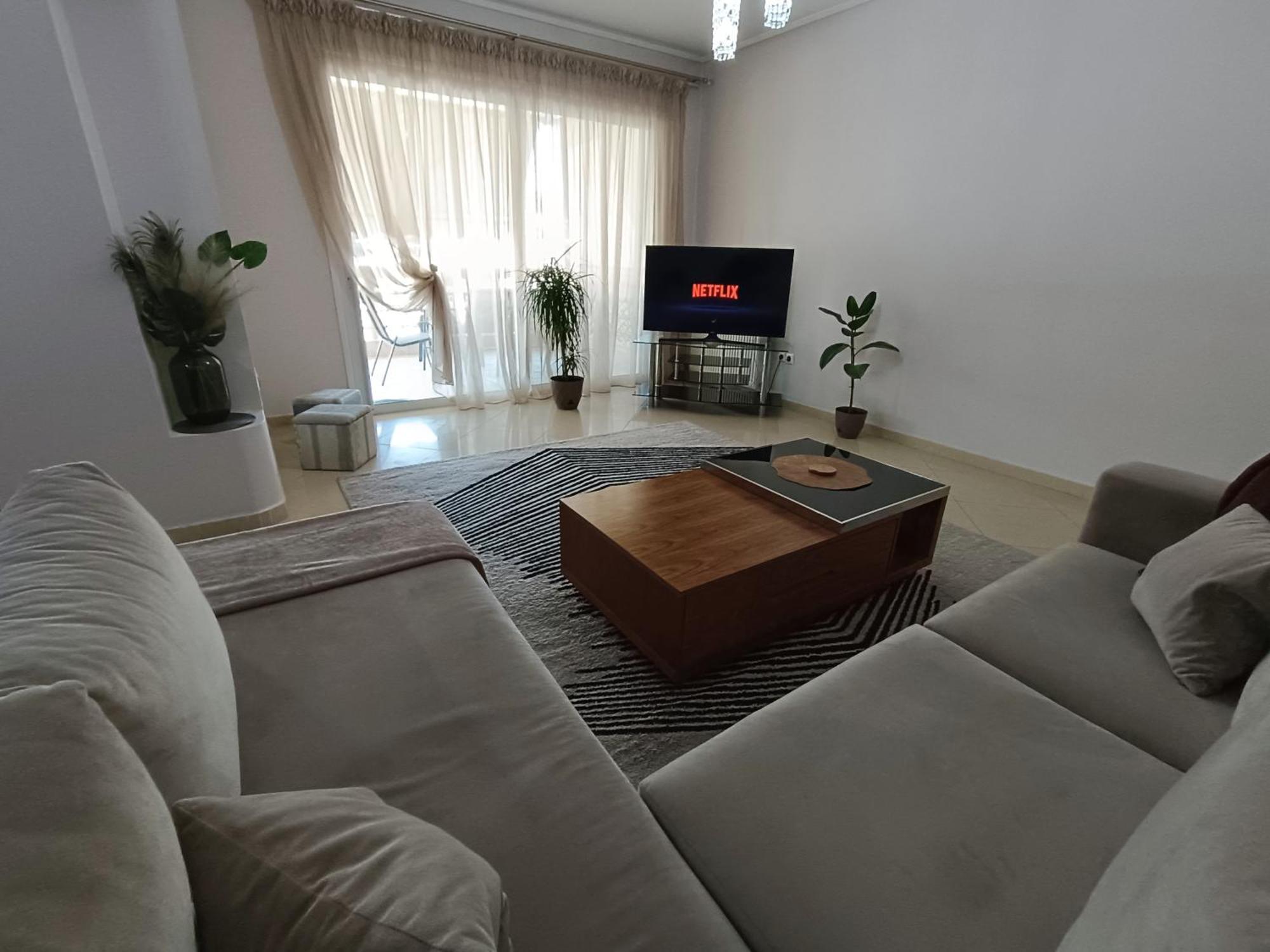 New Elegant Roof Apartment Ахарне Экстерьер фото