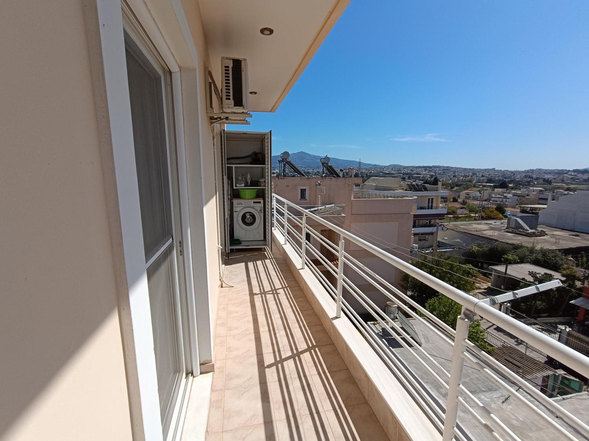 New Elegant Roof Apartment Ахарне Экстерьер фото